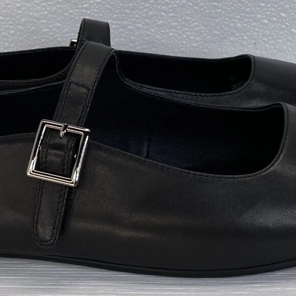 Jeffrey Campbell “Elsie” Leather Mary Jane Flats –Black - Picture 8 of 8